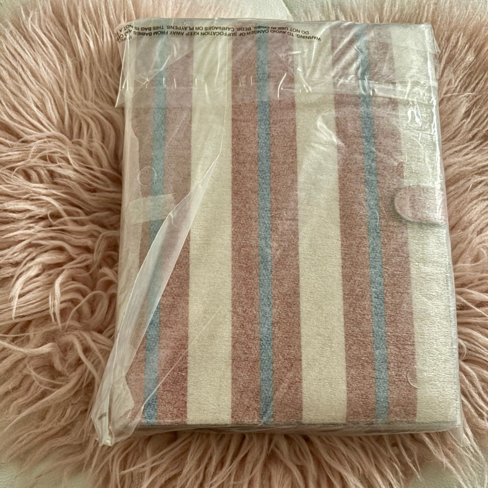 NEW Coach Coated Canvas Chalk Multi Stripe Notebook Journal Diary Agenda - Picture 11 of 15